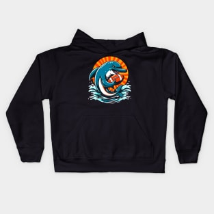 Dolphin #6 Kids Hoodie